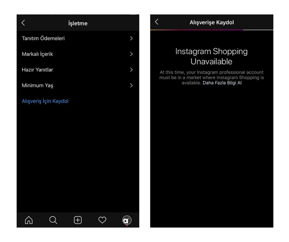 Instagram Alışveriş (Shopping) Özelliği