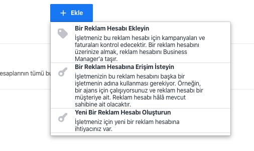 Facebook Business Manager Reklam Hesabı Oluşturma