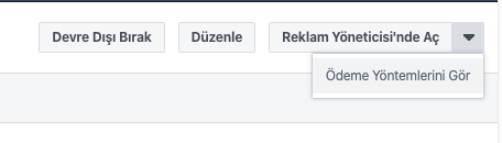 Facebook Business Manager Ödeme Yöntemleri