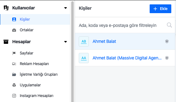 Facebook Business Manager Kişi Ekleme