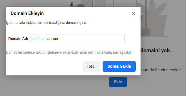 Facebook Domain Doğrulaması Nasıl Yapılır?